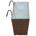 Ringhiera 2 pcs 80 x 17 x 17 cm Metallo