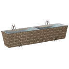 Ringhiera 2 pcs 80 x 17 x 17 cm Metallo