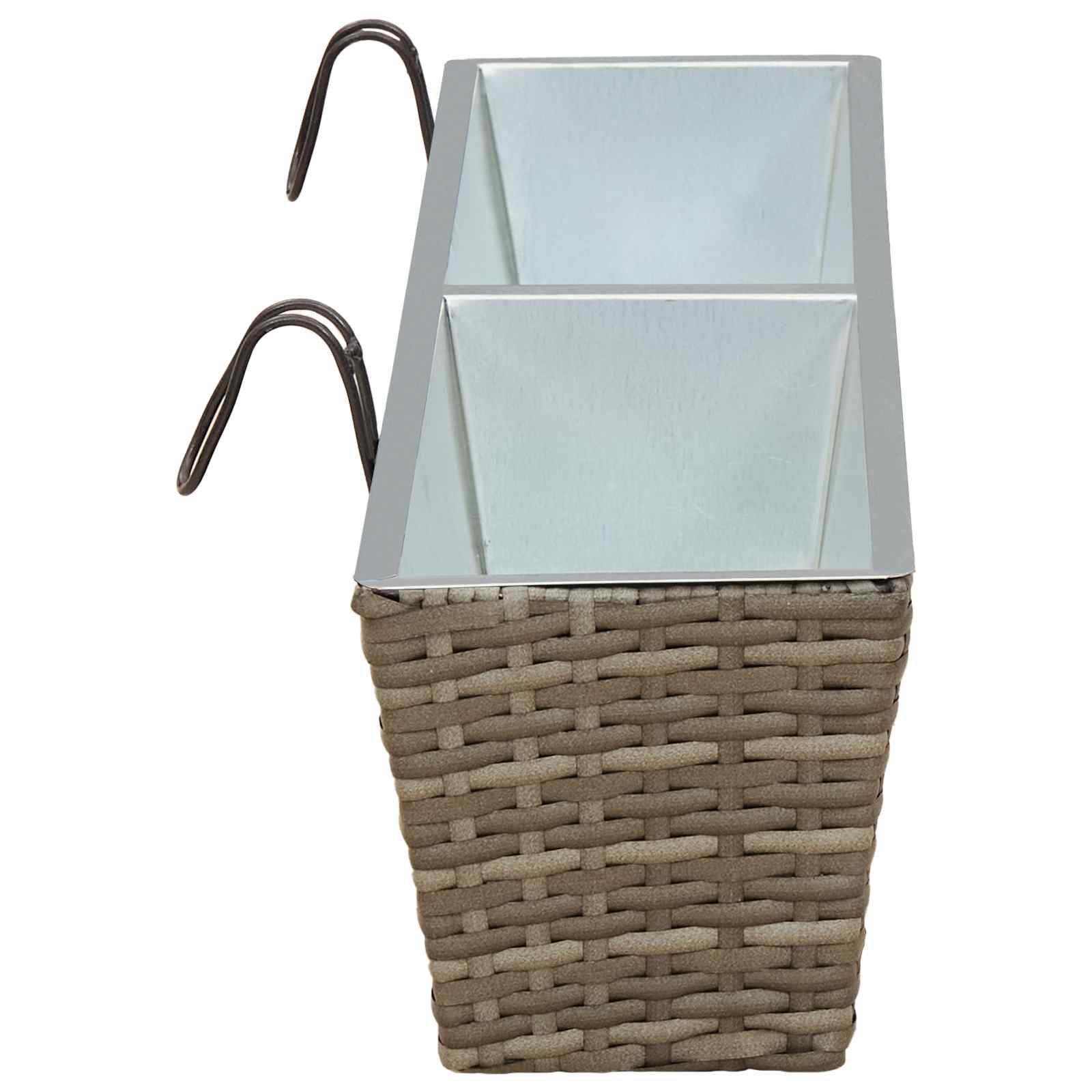 Ringhiera 2 pcs 80 x 17 x 17 cm Metallo