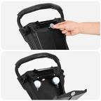 Carrello da golf Nero 95 x 60 x 130 cm Ferro