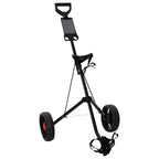 Carrello da golf Nero 66 x 65 x 112 cm Ferro