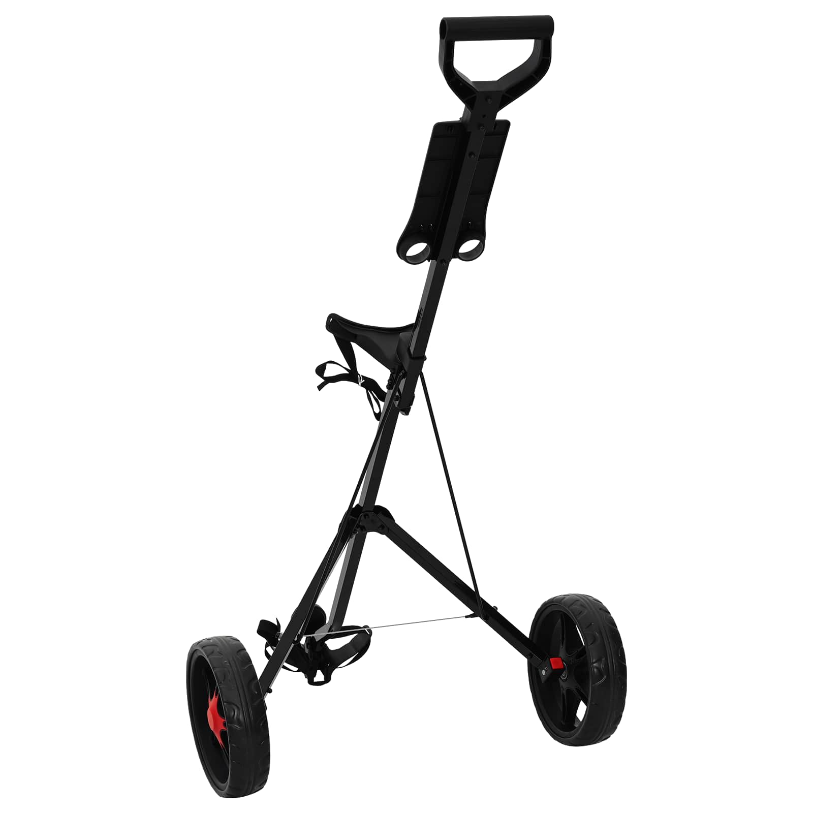 Carrello da golf Nero 66 x 65 x 112 cm Ferro