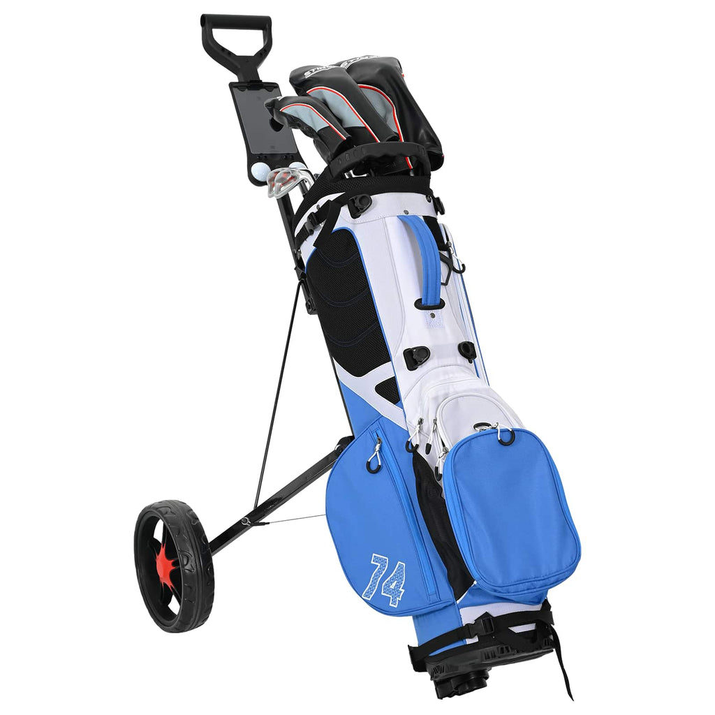 Carrello da golf Nero 66 x 65 x 112 cm Ferro