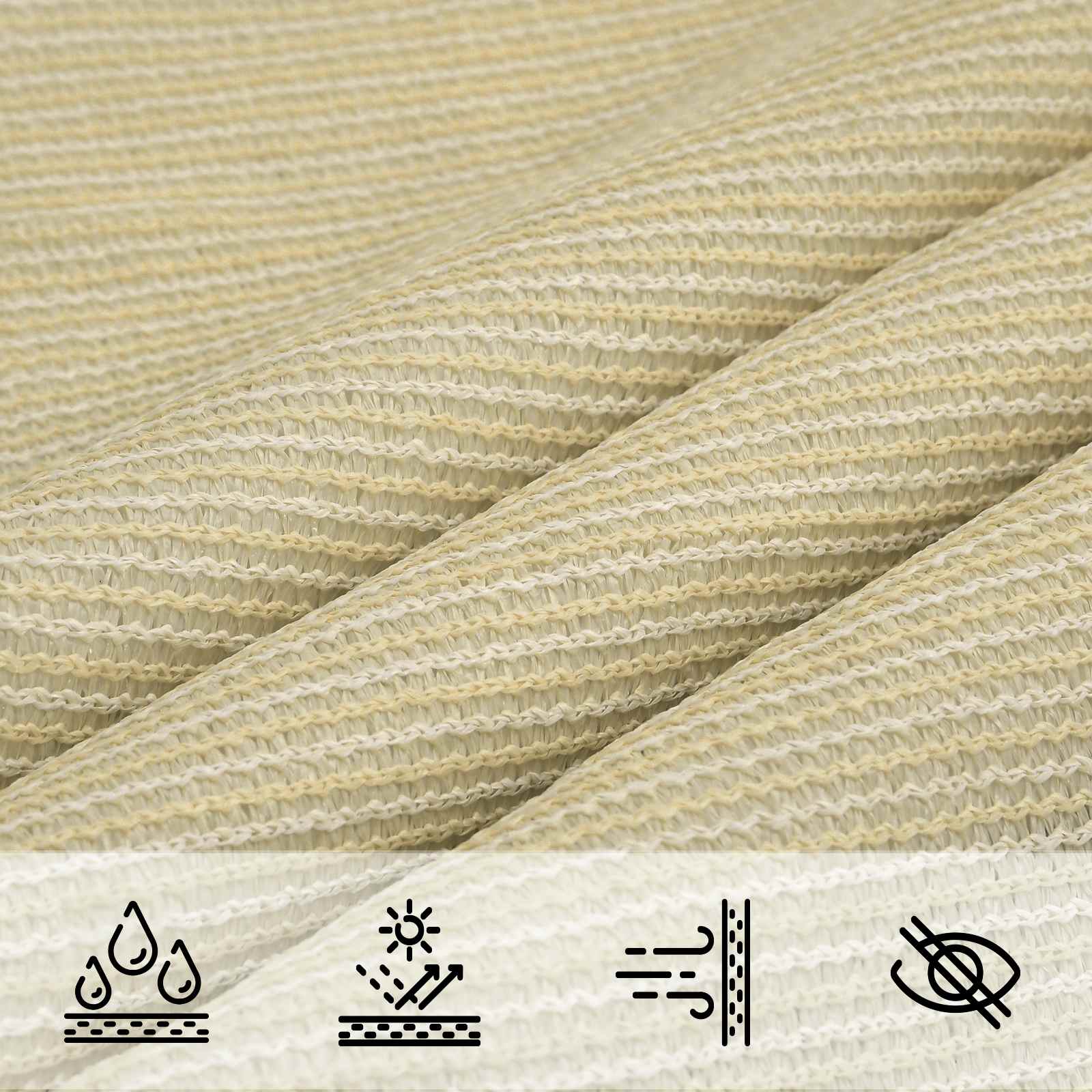 Telo Ombra Beige 2,5 x 6 m HDPE