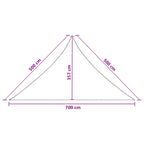 Telo Ombra 7 x 5 x 5 m HDPE