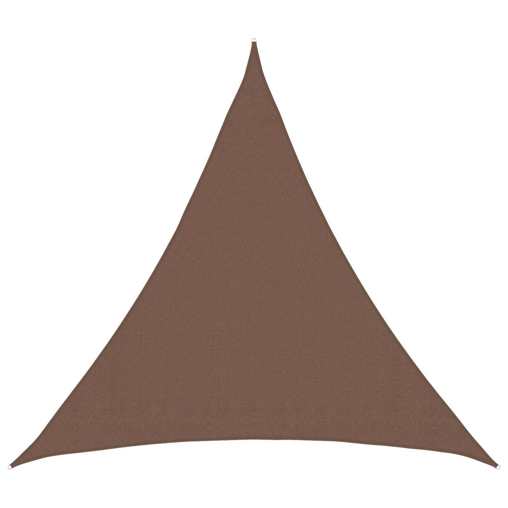 Telo Ombra Marrone 2 x 2 x 2 m HDPE