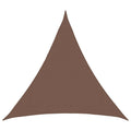 Telo Ombra Marrone 2 x 2 x 2 m HDPE