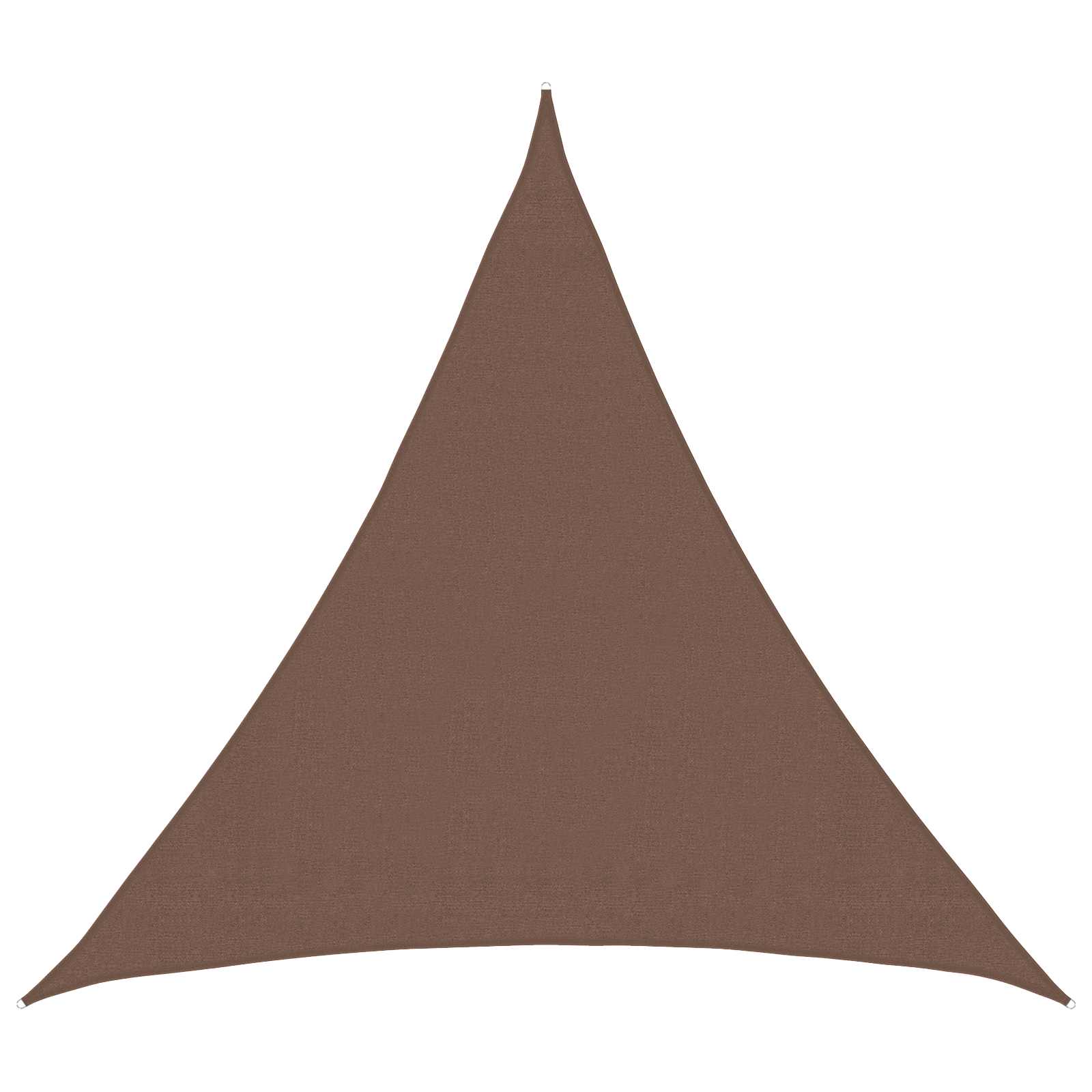 Telo Ombra Marrone 2 x 2 x 2 m HDPE