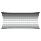 Telo Ombra Antracite e Bianco 2 x 4,5 m HDPE