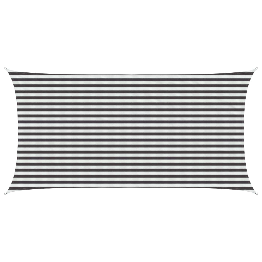 Telo Ombra Antracite e Bianco 2,5 x 4,5 m HDPE