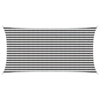 Telo Ombra Antracite e Bianco 2,5 x 5 m HDPE
