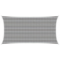 Telo Ombra Antracite e Bianco 2,5 x 6 m HDPE