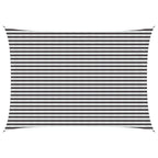 Telo Ombra Antracite e Bianco 3,5 x 5 m HDPE
