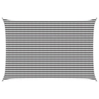 Telo Ombra Antracite e Bianco 4 x 6 m HDPE