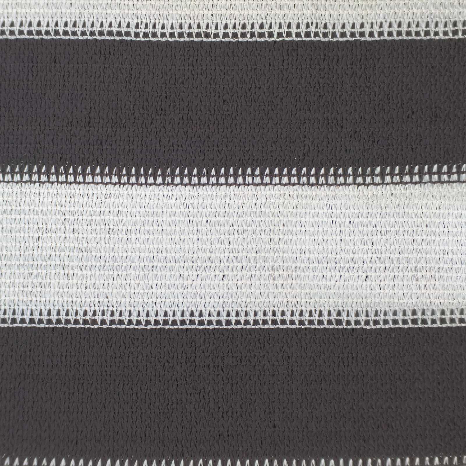 Telo Ombra Antracite e Bianco 5 x 6 m HDPE