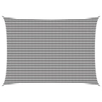 Telo Ombra Antracite e Bianco 5 x 7 m HDPE