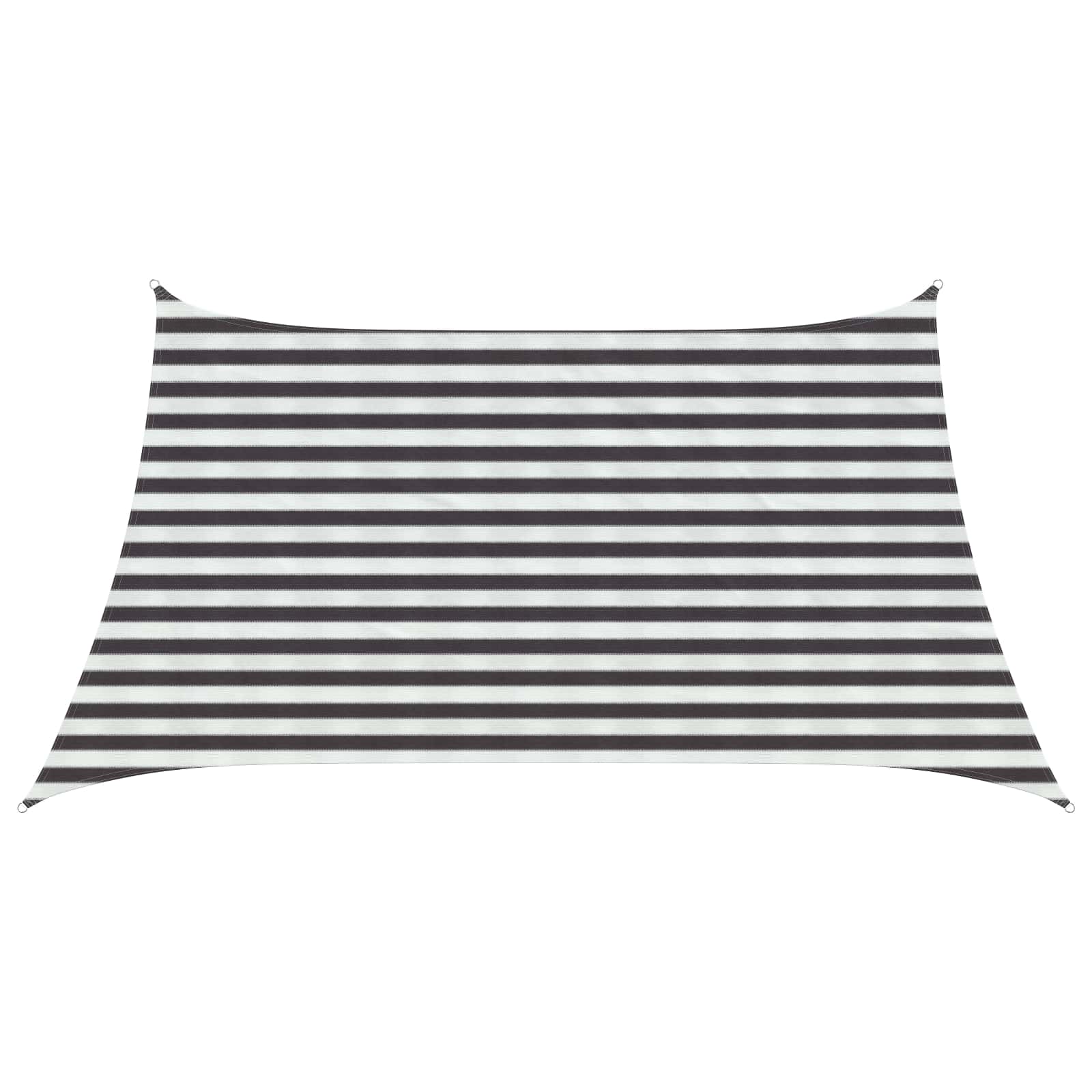 Telo Ombra Antracite e Bianco 3 / 4 x 2 m HDPE