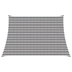 Telo Ombra Antracite e Bianco 3 / 4 x 3 m HDPE