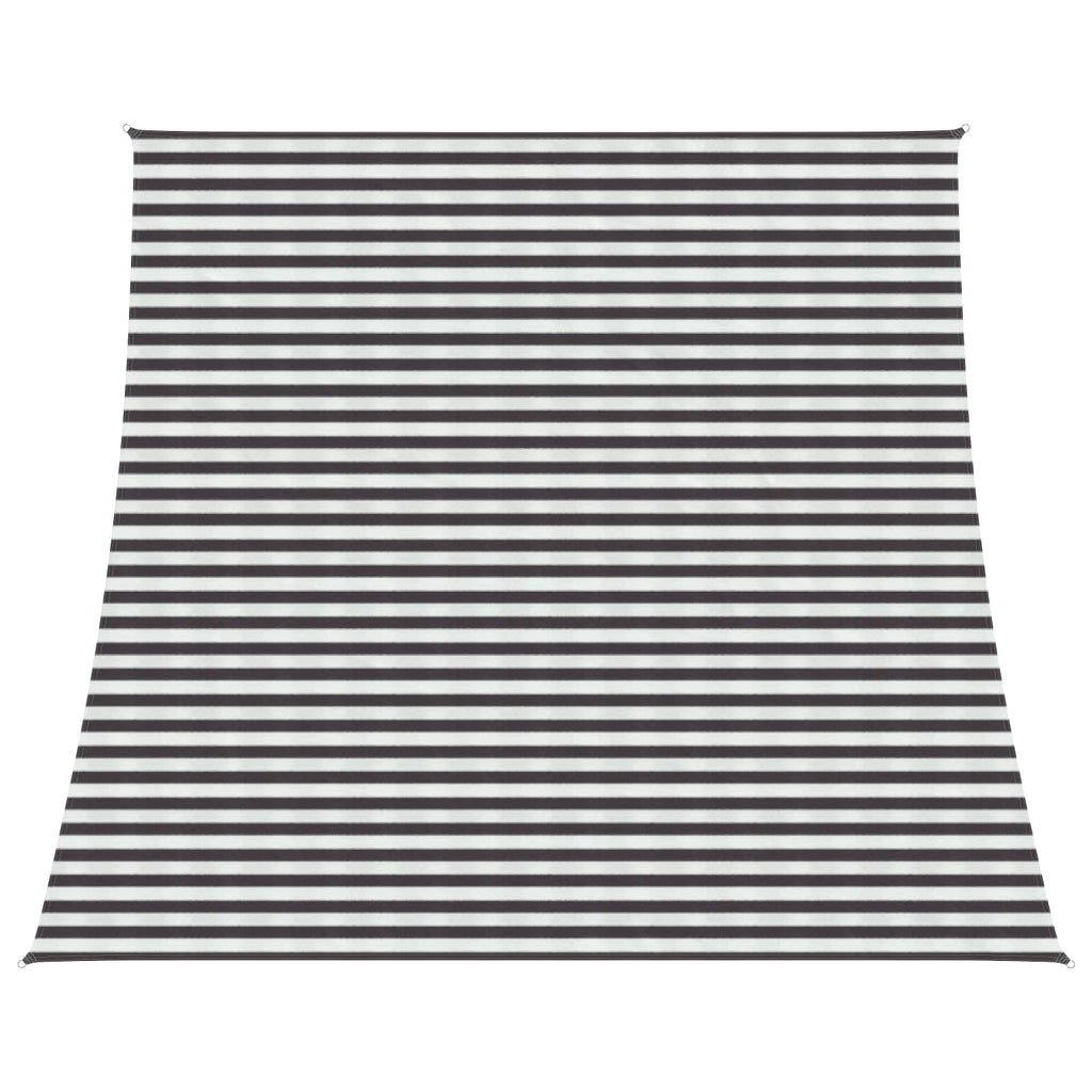 Telo Ombra Antracite e Bianco 4 / 5 x 4 m HDPE