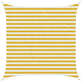 Telo Ombra Giallo e Bianco 2,5 x 2,5 m HDPE