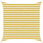 Telo Ombra Giallo e Bianco 2,5 x 2,5 m HDPE