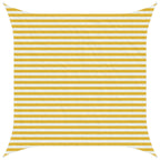 Telo Ombra Giallo e Bianco 3,6 x 3,6 m HDPE