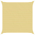Telo Ombra Giallo e Bianco 4 x 4 m HDPE