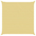 Telo Ombra Giallo e Bianco 5 x 5 m HDPE