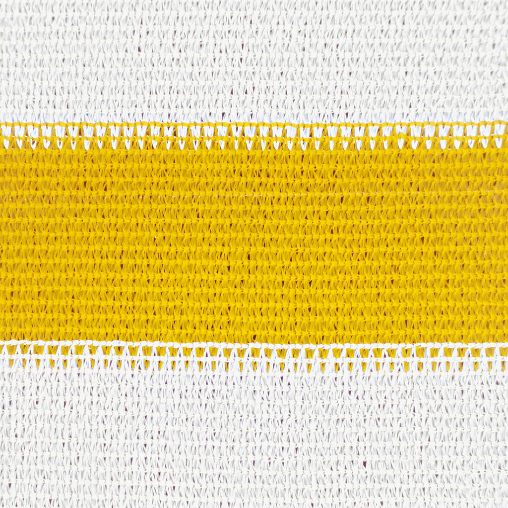 Telo Ombra Giallo e Bianco 5 x 5 m HDPE