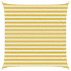 Telo Ombra Giallo e Bianco 6 x 6 m HDPE