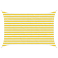 Telo Ombra Giallo e Bianco 2 x 2,5 m HDPE