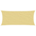 Telo Ombra Giallo e Bianco 2 x 4 m HDPE