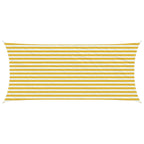 Telo Ombra Giallo e Bianco 2 x 4 m HDPE