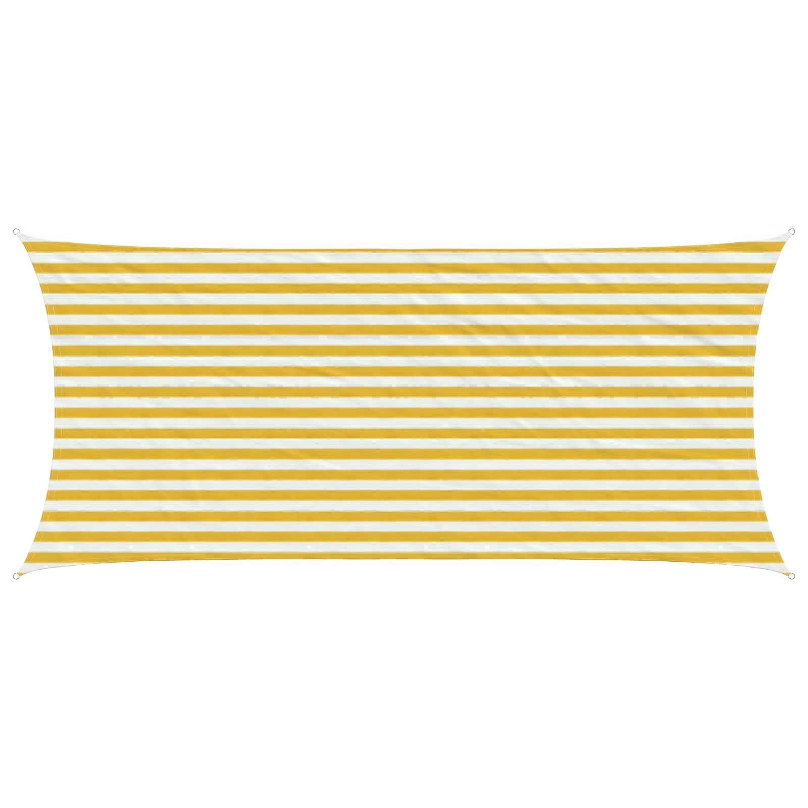 Telo Ombra Giallo e Bianco 2 x 4,5 m HDPE