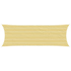 Telo Ombra Giallo e Bianco 2 x 6 m HDPE