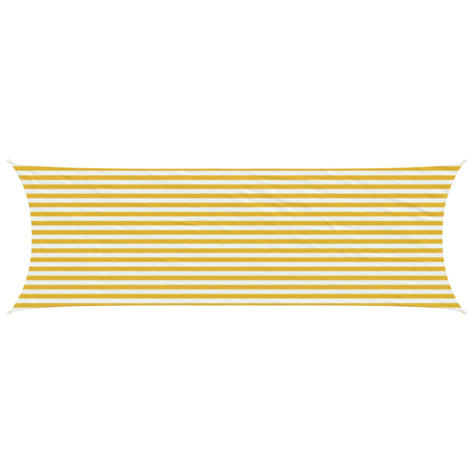 Telo Ombra Giallo e Bianco 2 x 6 m HDPE