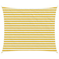 Telo Ombra Giallo e Bianco 2,5 x 3 m HDPE