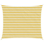 Telo Ombra Giallo e Bianco 2,5 x 4 m HDPE
