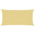 Telo Ombra Giallo e Bianco 2,5 x 5 m HDPE