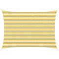 Telo Ombra Giallo e Bianco 3,5 x 4,5 m HDPE