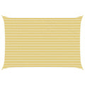 Telo Ombra Giallo e Bianco 4 x 5 m HDPE