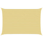 Telo Ombra Giallo e Bianco 4 x 6 m HDPE
