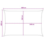Telo Ombra Giallo e Bianco 4 x 6 m HDPE