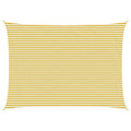 Telo Ombra Giallo e Bianco 5 x 8 m HDPE