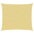 Telo Ombra Giallo e Bianco 6 x 8 m HDPE
