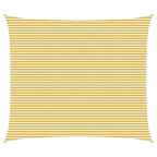 Telo Ombra Giallo e Bianco 6 x 8 m HDPE