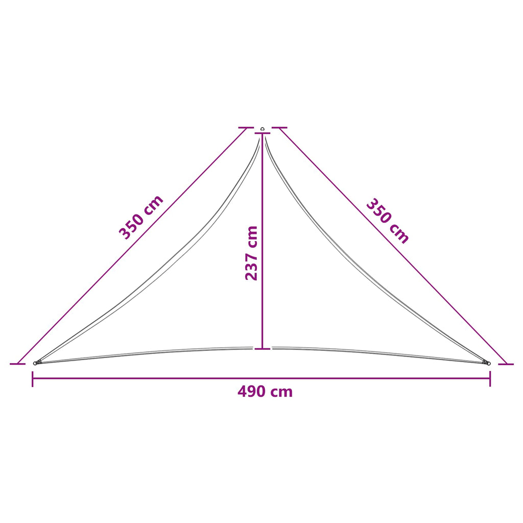 Telo Ombra 3,5 x 3,5 x 4,9 m HDPE