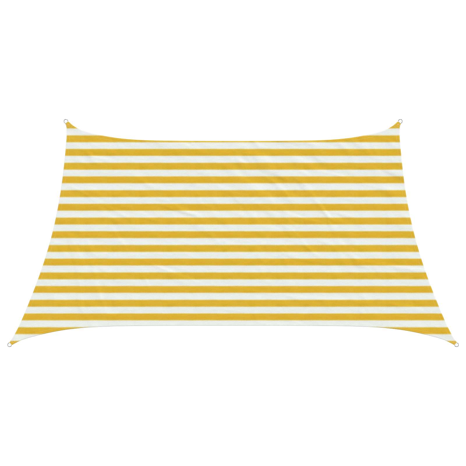 Telo Ombra Giallo e Bianco 3 / 4 x 2 m HDPE