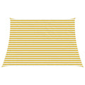 Telo Ombra Giallo e Bianco 3 / 4 x 3 m HDPE