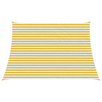 Telo Ombra Giallo e Bianco 4 / 5 x 3 m HDPE